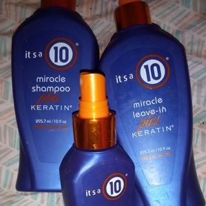 Its a 10 hair product bundle